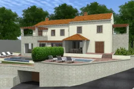 Vile Čilipi/Konavle, u ROH-BAU 322 m2, investicijski projekt, Konavle, House