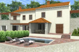 Vile Čilipi/Konavle, u ROH-BAU 322 m2, investicijski projekt, Konavle, House