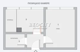 Novi Beograd, Stari Merkator, , 1.5, 35m2, Novi Beograd, Kвартира