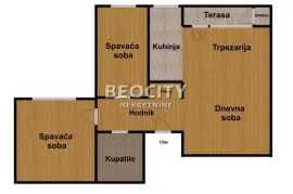 Novi Sad, Liman 4, Banović Strahinje, 3.0, 69m2, Novi Sad - grad, Διαμέρισμα