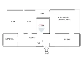 Zagreb, Maksimir, stan za najam 107 m2, 3S+DB+garaža, Zagreb, Appartamento