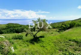 ISTRA, RABAC - Zemljište sa spektakularnim pogledom na more, Labin, Zemljište