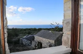 Hvar Brusje dalmatinska kamena kuća s bazenom, Hvar, Casa