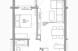 STAN A107, MOGUĆA KUPNJA PUTEM KREDITA,  45.79 m2, Zagreb, Apartamento