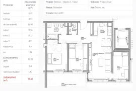 STAN A401, MOGUĆA KUPNJA PUTEM KREDITA,  77.30 m2, Zagreb, شقة