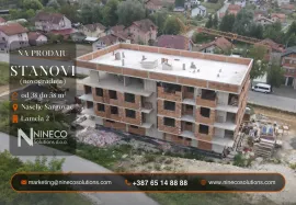 STANOVI - BANJA LUKA - ŠARGOVAC - OD 38 DO 58 m2, Banja Luka, Flat