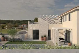 Modern Semi-Detached House in Istria with Stunning Views (Right), Umag, Haus