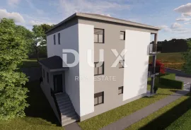 MATULJI, JUŠIĆI, JURDANI- stan prizemlje 84,06 m2 u novogradnji DB+2S s okućnicom, Matulji, Flat