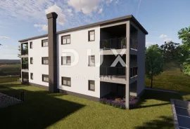 MATULJI, JUŠIĆI, JURDANI- stan prizemlje 84,06 m2 u novogradnji DB+2S s okućnicom, Matulji, Flat