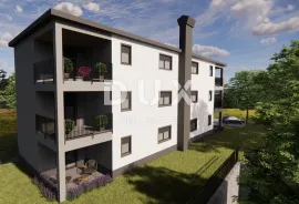 MATULJI, JUŠIĆI, JURDANI- stan prizemlje 84,06 m2 u novogradnji DB+2S s okućnicom, Matulji, Appartement