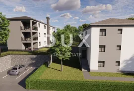 MATULJI, JUŠIĆI, JURDANI- stan prizemlje 84,06 m2 u novogradnji DB+2S s okućnicom, Matulji, Flat