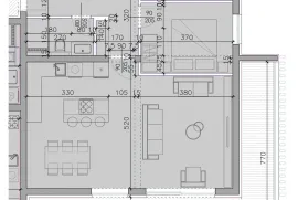 APARTMANI U NOVOGRADNJI S POGLEDOM NA MORE I GRATIS PARKINGOM - SUKOŠAN, Sukošan, Appartamento