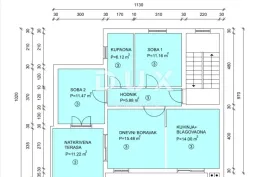 MATULJI, JUŠIĆI, JURDANI- stan 2. kat 83,43 m2 u novogradnji DB+2S s okućnicom, Matulji, شقة