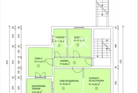 MATULJI, JUŠIĆI, JURDANI- stan prizemlje 84,08 m2 u novogradnji DB+2S s okućnicom, Matulji, Apartamento