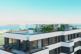 Privlaka, Sabunike, novogradnja, penthouse s krovnom terasom i predivnim pogledom NKP 126,56m2, Privlaka, Kвартира