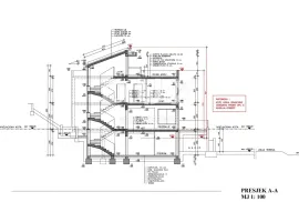 OPATIJA, LOVRAN, DOBREĆ - započeta gradnja 340m2 na zemljištu od 650 m2 s panoramskim pogledom na more, Opatija - Okolica, Haus