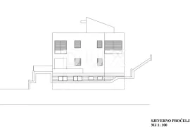 OPATIJA, LOVRAN, DOBREĆ - započeta gradnja 340m2 na zemljištu od 650 m2 s panoramskim pogledom na more, Opatija - Okolica, Haus