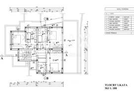 OPATIJA, LOVRAN, DOBREĆ - započeta gradnja 340m2 na zemljištu od 650 m2 s panoramskim pogledom na more, Opatija - Okolica, Haus