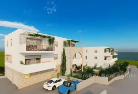 Apartmani u izgradnji s pogledom na more, Trogir, Kвартира