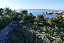 Građevinsko zemljište s otvorenim pogledom na more, Trogir, Terreno