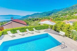 OPATIJA-IČIĆI-KUĆA NOVOGRADNJA 275 m2- POGLED, Opatija - Okolica, Дом