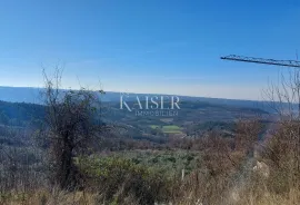 Istra, Buje okolica - građevinsko zemljište sa prekrasnim pogledom, Buje, Land