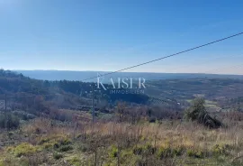 Istra, Buje okolica - građevinsko zemljište sa prekrasnim pogledom, Buje, Land