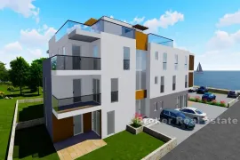 Novoizgrađeni apartmani prvi red do mora, Lanišće, Apartamento