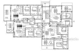 Novoizgrađeni apartmani prvi red do mora, Lanišće, Apartamento