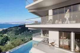 Vila u završnoj fazi izgradnje s pogledom na more, Split, Haus