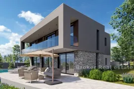 Kompleks modernih, novoizgrađenih vila s bazenima, Trogir - Okolica, Σπίτι