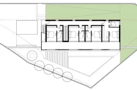 GRAĐEVINSKO ZEMLJIŠTE PRVI RED DO MORA S PROJEKTOM ZA VILU, TOP POZICIJA!!  - NIN-ZATON, Nin, Land