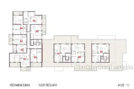 Apartmani u novogradnji sa pogledom na more, Trogir - Okolica, Διαμέρισμα