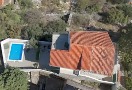 Samostojeća kuća s otvorenim pogledom na more, Lanišće, Haus