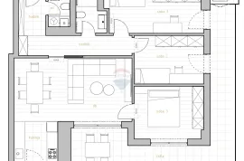 DONJI ZAMET - Stan 3S+DB 104,11 m2, Rijeka, Flat
