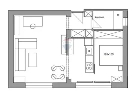 Zagreb, Kvatrić - dvosoban stan 50 m2, Zagreb, Apartamento