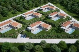 Istra,Kaštel-Projekt s građevinskom dozvolom i pogledom na more, Buje, Land