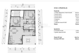 Crnica - prekrasan moderan stan u novogradnji sa pogledom na more S1, Šibenik, Appartment