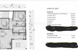 Crnica - prekrasan moderan stan u novogradnji sa pogledom na more S3, Šibenik, Kвартира