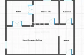 ISTRA, PULA - Dvosoban stan blizu centra, potpuno namješten, 50,44 m2, Pula, Stan