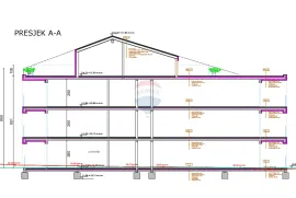 Rovinj-PERLA NERA residence-vrhunska novogradnja na pješačkoj udaljenosti do centra-2.kat 103m2+krovna terasa 30m2, Rovinj, Flat