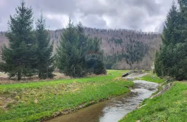 Gorski Kotar, Lokve - samostojeća kuća sa okućnicom uz potok 1282 m2, Lokve, Kuća