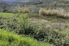 Istra, Krasica - Građevinsko zemljište s pogledom na more i pravomoćnom građevinskom dozvolom, Buje, Земля