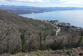 OPATIJA,KOLAVIĆI- teren 1017 m2 sa panoramskim pogledom na more iznad Opatije, Opatija - Okolica, Terra