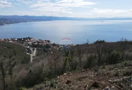 OPATIJA,KOLAVIĆI- teren 1017 m2 sa panoramskim pogledom na more iznad Opatije, Opatija - Okolica, Terra