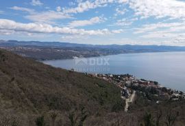 OPATIJA ,KOLAVIĆI- građ. zemljište, 1017 m2, PANORAMSKI POGLED NA MORE!!!, Opatija - Okolica, Γη