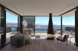 OPATIJA - luksuzna moderna villa 300m2 s bazenom i pogledom na more + uređena okućnica 650m2, Opatija, Maison