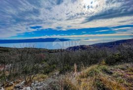 OPATIJA, BRSEČ - 3500m2 - 3 građevinska zemljišta za izgradnju vila s bazenom, panoramski pogled na more, Mošćenička Draga, Γη