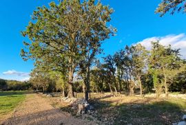 Otok Krk, Šilo -  Očišćeno, ravno poljoprivredno zemljište, buduće građevinsko, 600m do prekrasnih plaža, mora i supermarketa s pristupnim putem !, Dobrinj, Земля