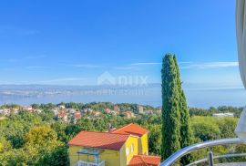 OPATIJA, IKA - dvoetažni stan s panoramskim pogledom na more na mirnoj lokaciji, Opatija - Okolica, Wohnung